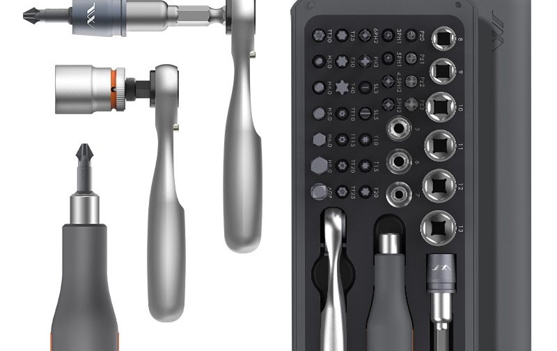 41 IN 1 Screwdriver S2 Magnetic Bits Ratchet Wrench Screwdrivers Kit DIY Household Repair Tool