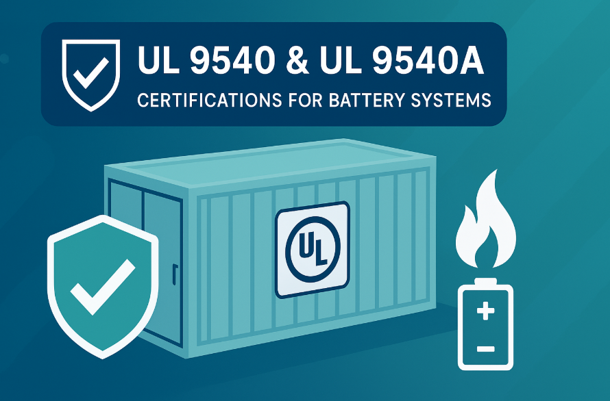 - The Photovoltaics UL Certifications for Battery Systems