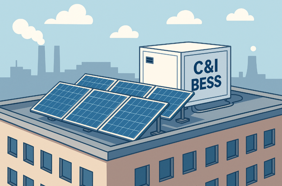 cI-BESS-Battery-energy-storage-system - 24x7 DIY Commercial and Industrial Battery Energy Storage System with rooftop solar